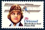 Blanche Stuart Scott Pioneers of Aviation Series United States, 1980